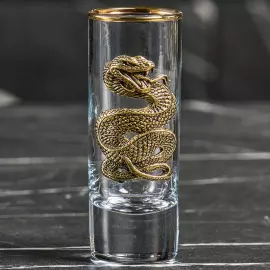 Vodka set "Snake. Timeless" for 3 people, in a box